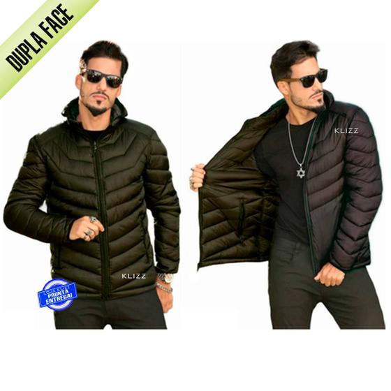 Imagem de Jaqueta Puffer Bobojaco Masculino Dupla Face Impermeável