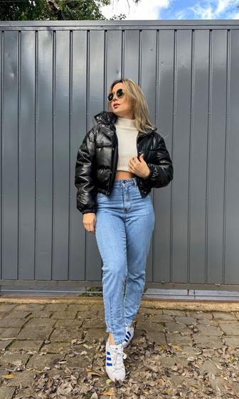 Jaqueta Puffer Cropped Feminina material sintético Grossa e Forrada Menor preço em Jaqueta Puffer Cropped Feminina material sintético Grossa e Forrada