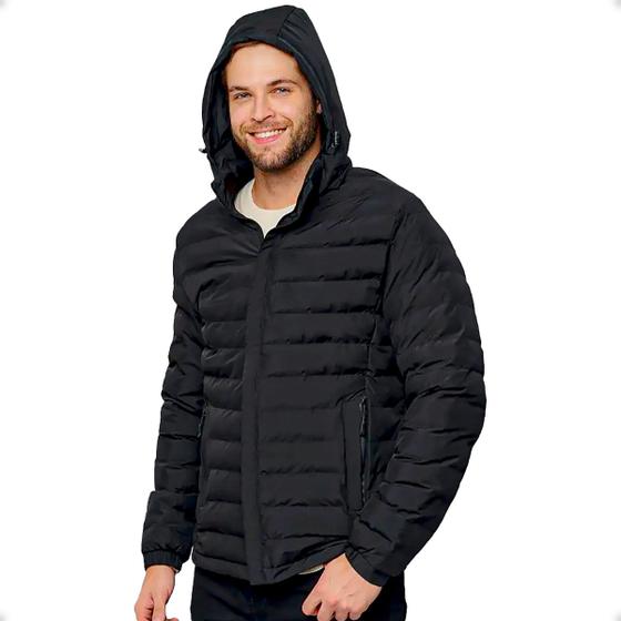 Imagem de Jaqueta Puffer De Frio Intenso Blusa Impermeável Inverno Unissex