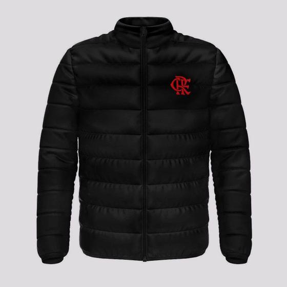 Imagem de Jaqueta Puffer Flamengo Hologram Preta