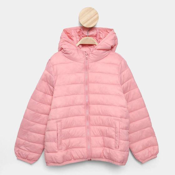 Imagem de Jaqueta Puffer Infantil Hering Kids Básica com Capuz