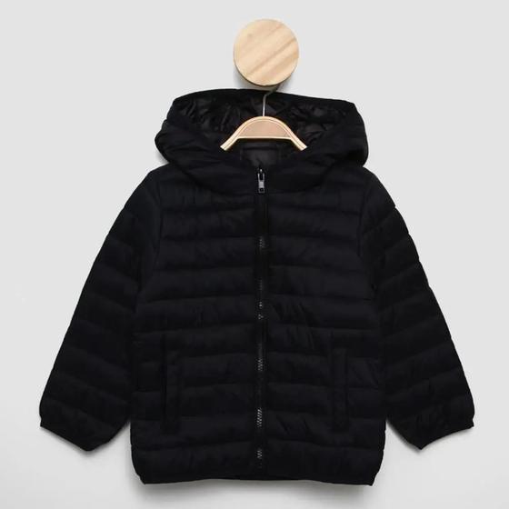 Imagem de Jaqueta Puffer Infantil Hering Kids Básica com Capuz