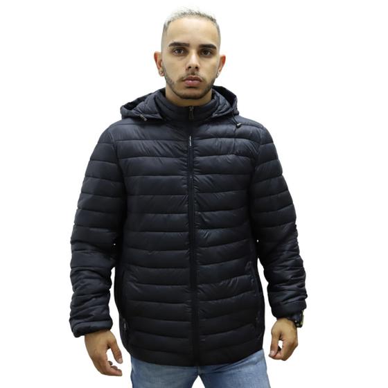 Imagem de Jaqueta Puffer Masculina Capuz Removível Broken Rules 560125