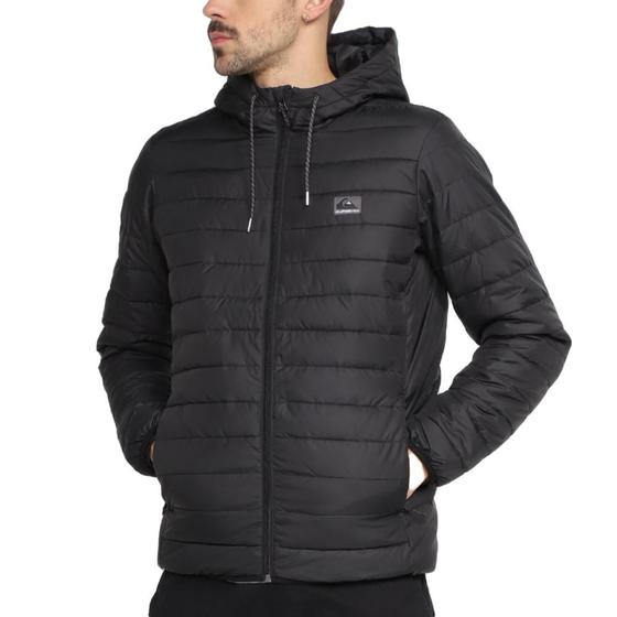 Jaqueta Quiksilver Scaly Hood Masculina Preto Menor preço em Jaqueta Quiksilver Scaly Hood Masculina Preto