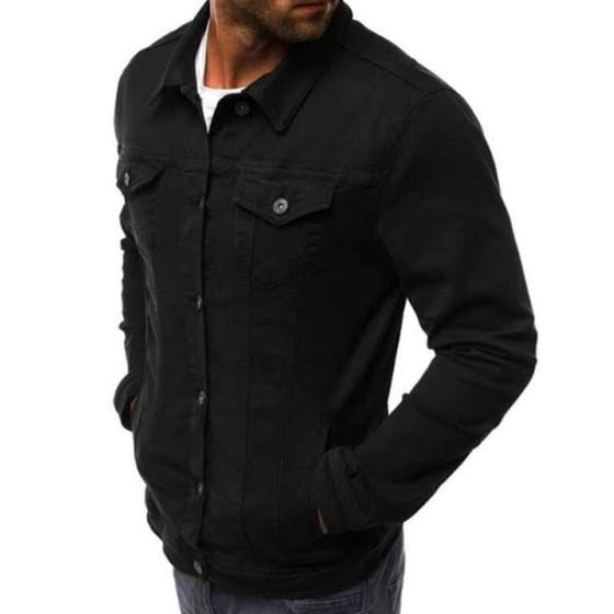 Jaqueta Sarja Masculina Com Bolsos Menor preço em Jaqueta Sarja Masculina Com Bolsos