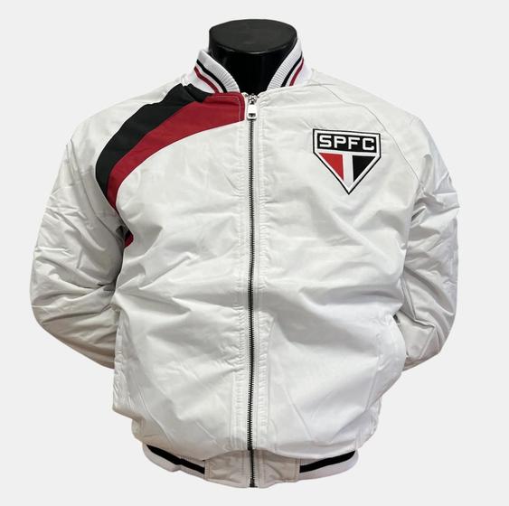 Jaqueta Moletom Masculina Jaqueta Bomber Branca Masculina Moletom