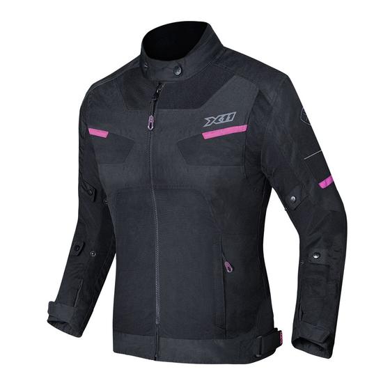 Imagem de Jaqueta x11 breeze 2 feminina preto rosa