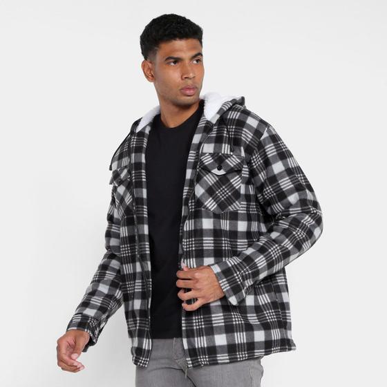 Jaqueta Xadrez Black River Com Capuz Masculina - Jaqueta Masculina ...