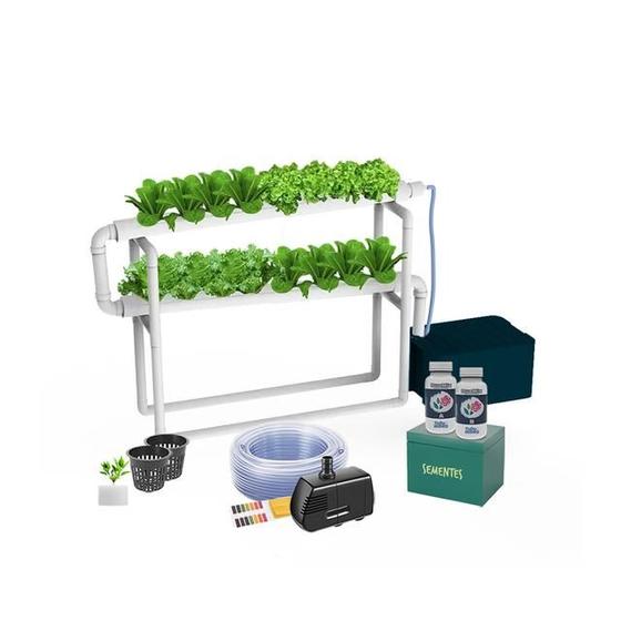 Imagem de Jardim kit Hidroponico N7 Com nutrientes e Sementes