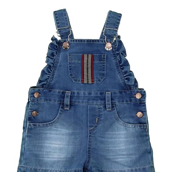 Imagem de Jardineira infantil feminina jeans