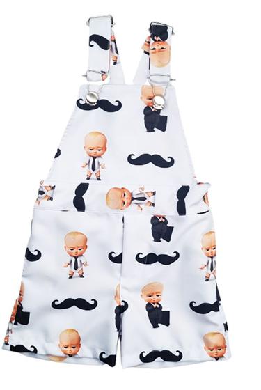 Imagem de Jardineira Infantil Masculino Poderoso Chefinho com Camisa