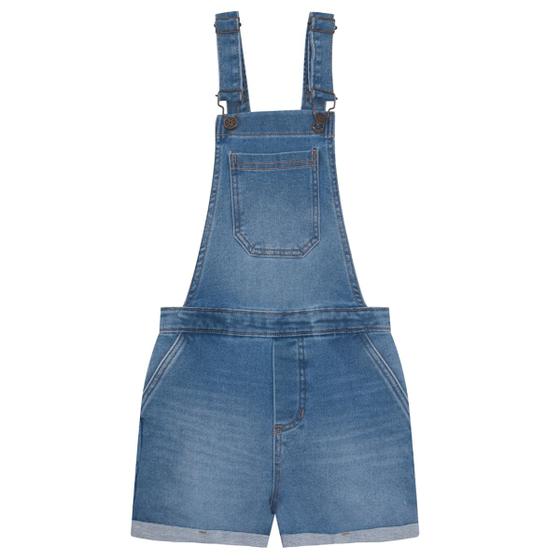 Imagem de Jardineira jeans super comfort infantil menina Brandili