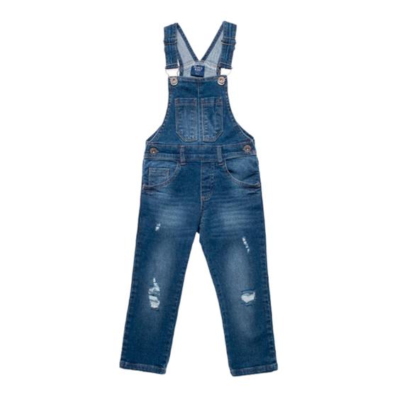 Imagem de Jardineira Menino Jeans Tamanho 6 Mania Kids