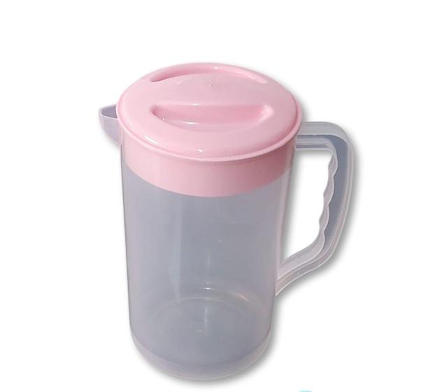 Imagem de Jarra 1,6l com tampa rosa Micromax 