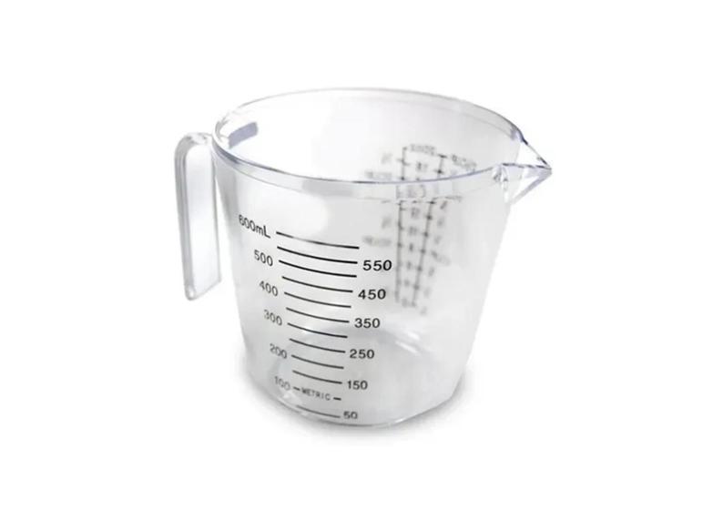 Jarra Acrílico Medidora 600 Ml Incolor - Kehome Menor preço em Jarra Acrílico Medidora 600 Ml Incolor - Kehome