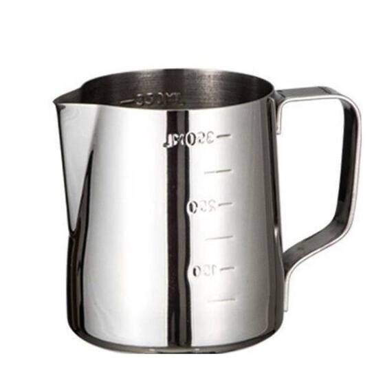 Jarra Barista Leiteira Latte Art Inox Café Cafeteria Cremeira Pitcher Cappuccino Café Confeitaria Cozinha 600ml