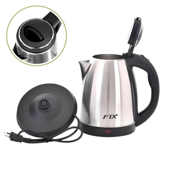Imagem de Jarra Bule Chaleira Eletrica Inox 1,8 Lts Agua Segura Ferve Rapido Economica Desligamento Automatico