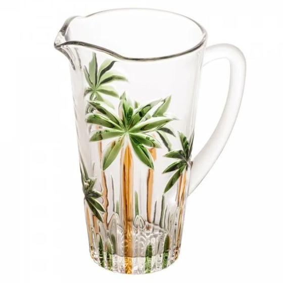 Imagem de Jarra Cristal Palm Tree Handpaint 1,2L