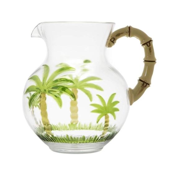 Imagem de Jarra de Acrílico Alça Bambo Palm Tree Wolff  2,7L