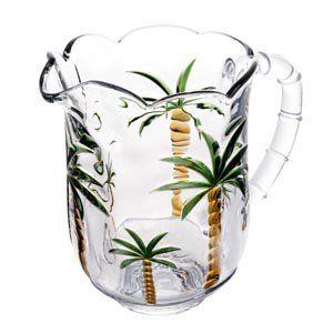 Imagem de Jarra de Cristal de Chumbo Palm Hand Paiting 1,3L - Lyor