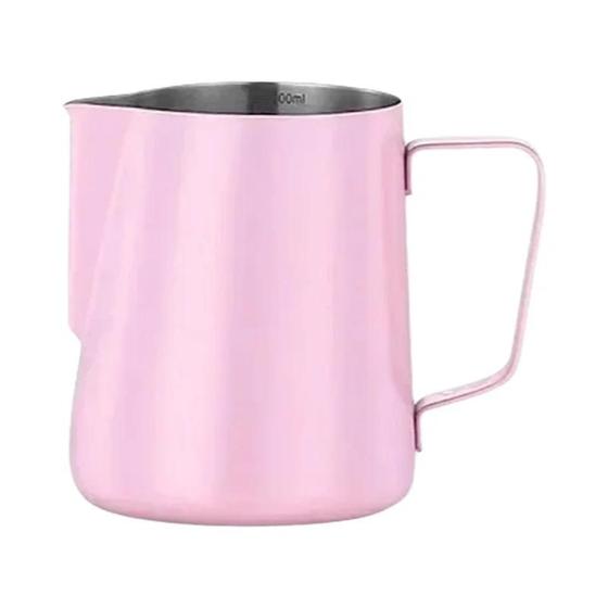 Imagem de Jarra De Espuma De Leite Em Aço Inoxidável Profissional Com Escala Para Barista, Ferramentas De