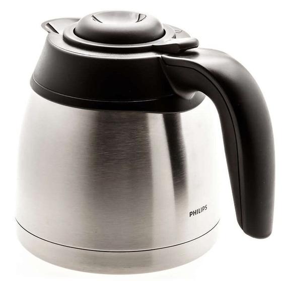 Jarra de Inox com tampa para Cafeteira Philips Walita RI7546 Ri7546 HD7999 Menor preço em Jarra de Inox com tampa para Cafeteira Philips Walita RI7546 Ri7546 HD7999