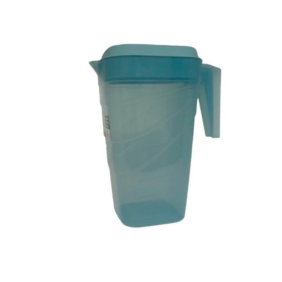 Imagem de Jarra de Plástico Quadrada 3,9 litros com tampa Resistente 
