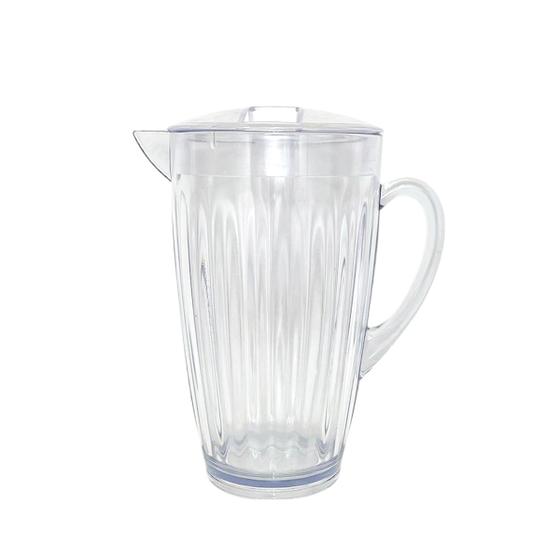 Imagem de Jarra De Suco Água Refresco Em Acrílico Com Tampa Transparente 2 Litros