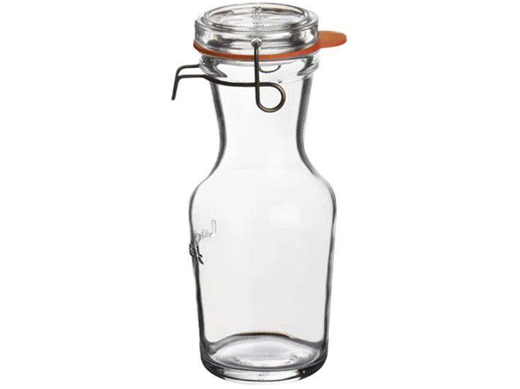 Jarra de Vidro com Tampa Transparente 500ml Menor preço em Jarra de Vidro com Tampa Transparente 500ml