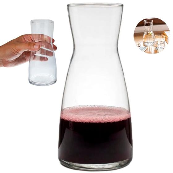 Imagem de Jarra Decanter de Vidro Vinho Água Drinks 500ml