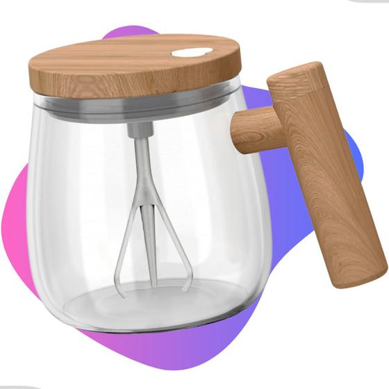 Imagem de Jarra Eletrica Automatica Misturada Portatil Café Suco Agua Chá 400ml