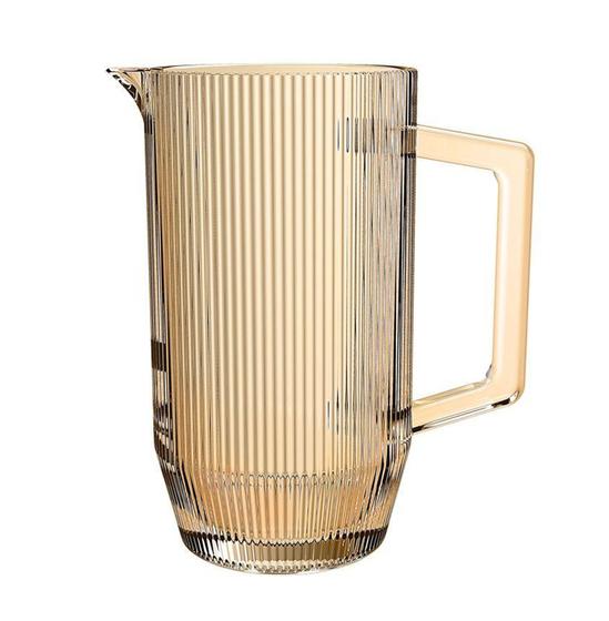 Jarra Graffiato em Vidro Ambar 1,2L - Hauskraft Menor preço em Jarra Graffiato em Vidro Ambar 1,2L - Hauskraft