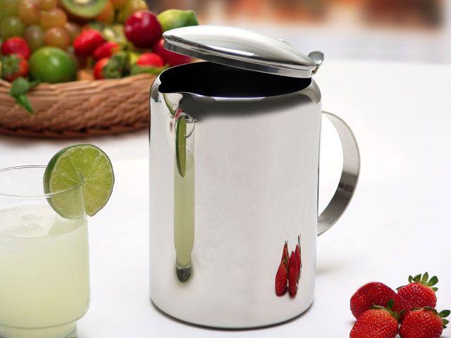 Jarra Inox com Tampa 1,8 Litros Menor preço em Jarra Inox com Tampa 1,8 Litros