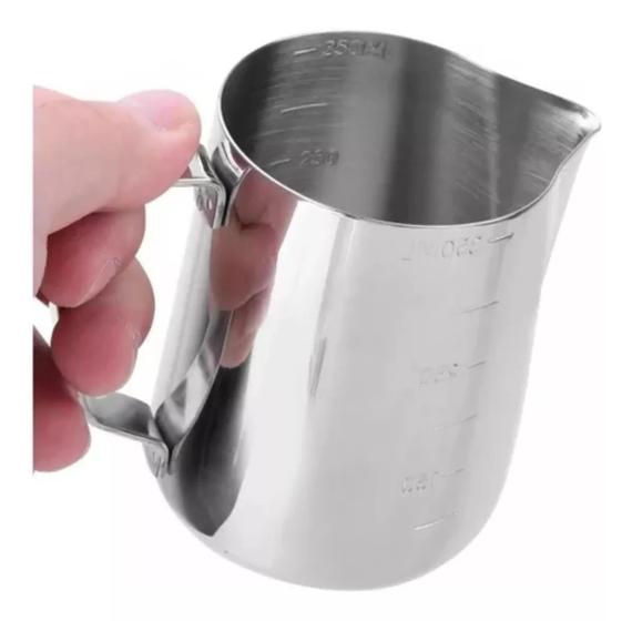 Imagem de Jarra Inox Cremeira Pitcher 350ml Leiteira Barista Americana