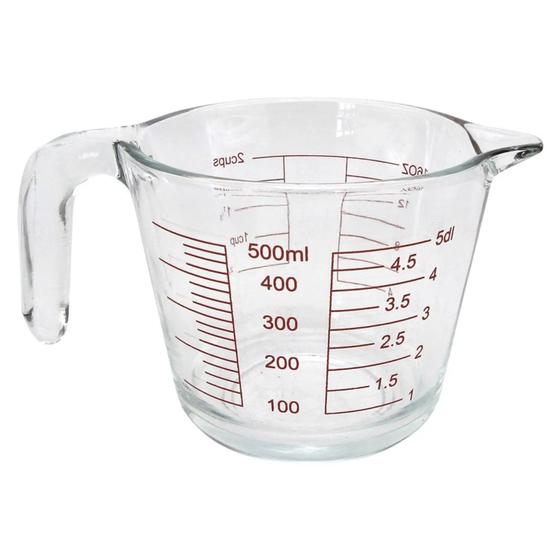 Jarra Medidora em Vidro 500 ml Menor preço em Jarra Medidora em Vidro 500 ml