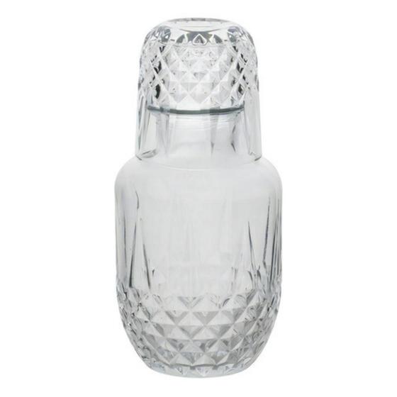 Imagem de Jarra Moringa 500ml Com Copo 145ml Vidro Diamante