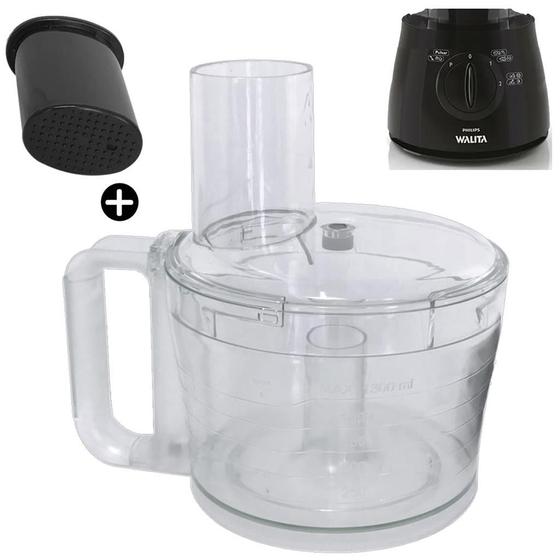 Jarra para Multiprocessador Compatível Philips Walita Ri7625 Preto Menor preço em Jarra para Multiprocessador Compatível Philips Walita Ri7625 Preto