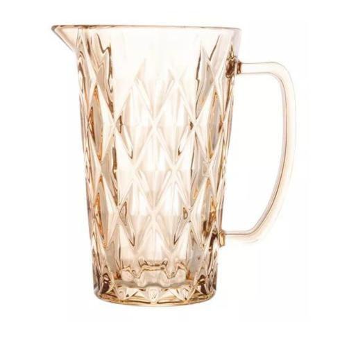 Jarra Vidro Diamond 1l Ambar Diamante Água Suco Drink Buffet Menor preço em Jarra Vidro Diamond 1l Ambar Diamante Água Suco Drink Buffet