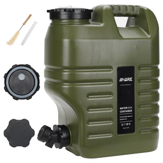 Imagem de Jarro de Água de 12 Litros para Camping - Sem BPA - Com Espigão Verde