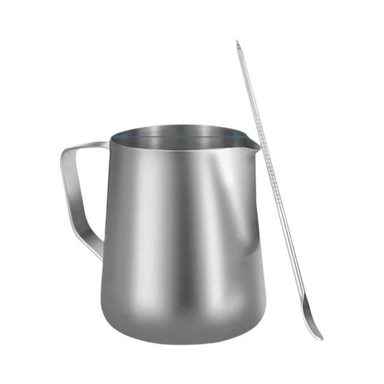 Imagem de Jarro De Espuma De Leite Em Aço Inoxidável 100ML 350ML 600ML Jarro De Espuma Para Máquina De Café