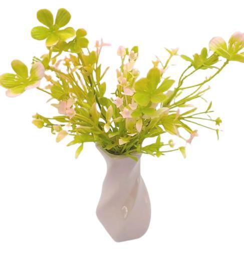 Jarro Vitrificado Já Com Flor - Vaso Porcelana Rosa Brilho LINDO Menor preço em Jarro Vitrificado Já Com Flor - Vaso Porcelana Rosa Brilho LINDO