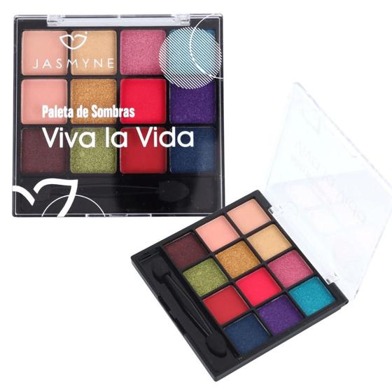 Imagem de Jasmyne paleta de sombras viva la vida  21g - ref.js06017 b