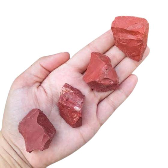 Imagem de Jaspe Vermelho Bruto - A Pedra de Proteção mais Poderosa