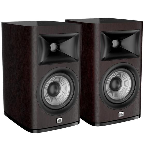 JBL Studio 620 Par de caixas acústicas Bookshelf para Home Theater Caixas de Som Magazine Luiza