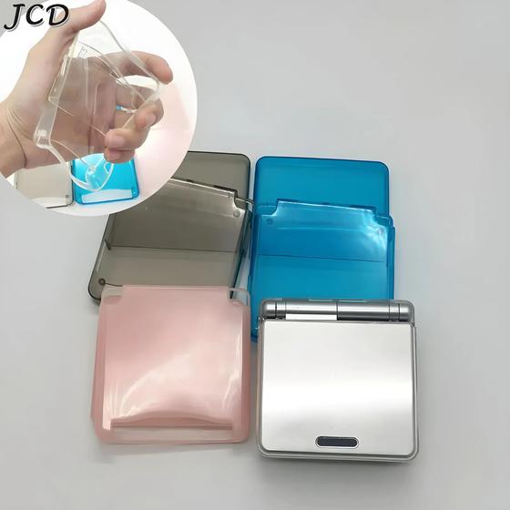 Imagem de JCD TPU Capa protetora para Gameboy Advance SP GBA SP Console Shell Capa de proteção de silicone