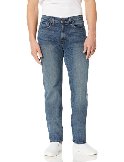 Imagem de Jeans Tommy Hilfiger Relaxed Fit Stretch para homens 33 L x 30 L