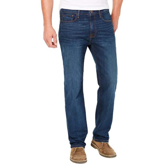 Imagem de Jeans Tommy Hilfiger Relaxed Fit Stretch para homens 38 L x 30 L