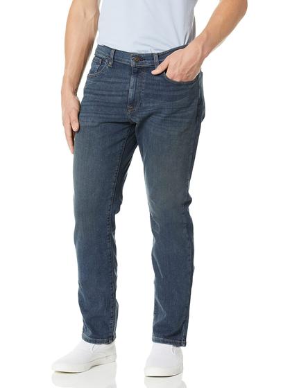 Imagem de Jeans Tommy Hilfiger The Straight Fit Masculino - Lavagem Escuro - 32L x 34L