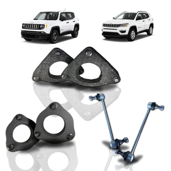 Imagem de Jeep Compass Renegade Kit Lift Diant/traseiro +Bieleta 2 Pol