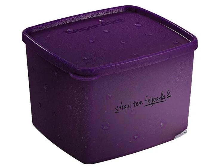 Imagem de Jeitoso 800ml Aqui tem Feijoada Roxo Tupperware